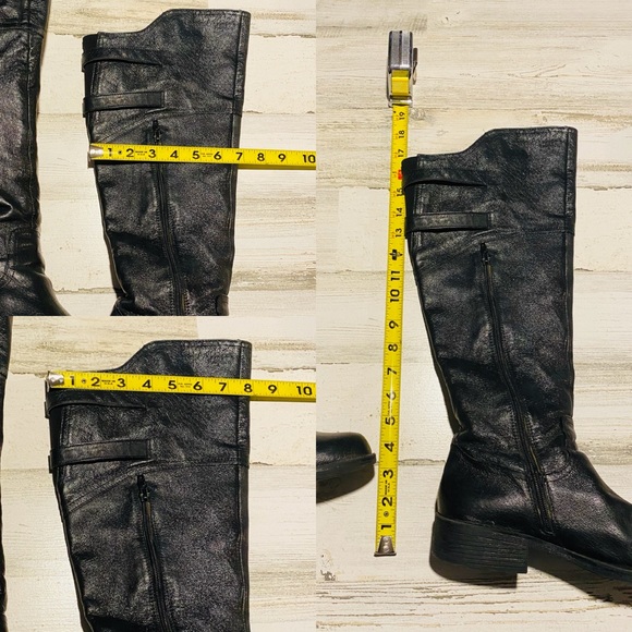 Steve Madden Black Leather Riding Boots - Picture 8 of 8